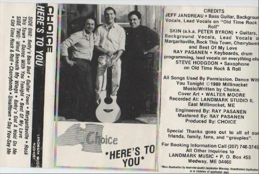 Photo of Choice tape cover - 1989 AD