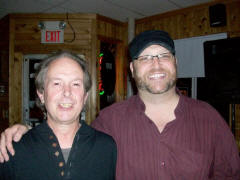 Ray and Phil Groves in Pam and Ivy's in East Millinocket Maine USA