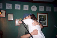 Ray and Nicole on stage at Gloucester Motel - photographs.