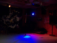 My stage at Al's Bar in Medway Maine USA