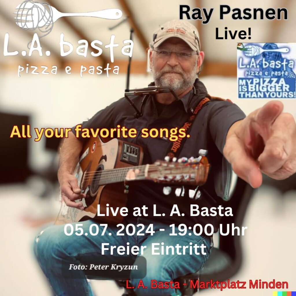 L.A. basta Minden - 05.07.2024. 19:00 Uhr - Ray Pasnen